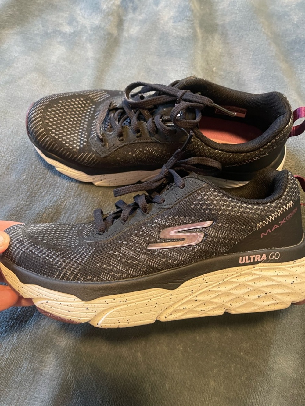 Skechers Womens Max Cushioning Elite Limitless Black Sneaker Size 6.5- 5128269